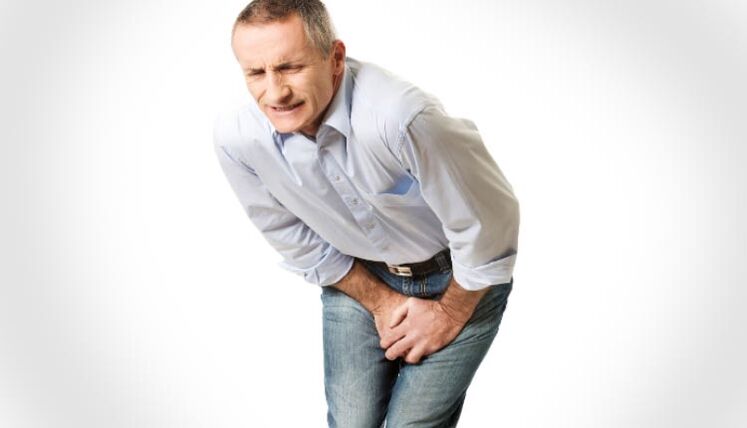 Akutni prostatitis se pri moških kaže kot huda bolečina v presredku