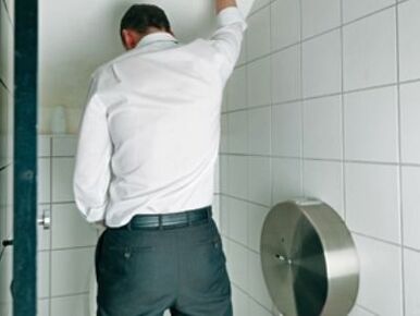 Pogosta želja po uriniranju pri moških s prostatitisom